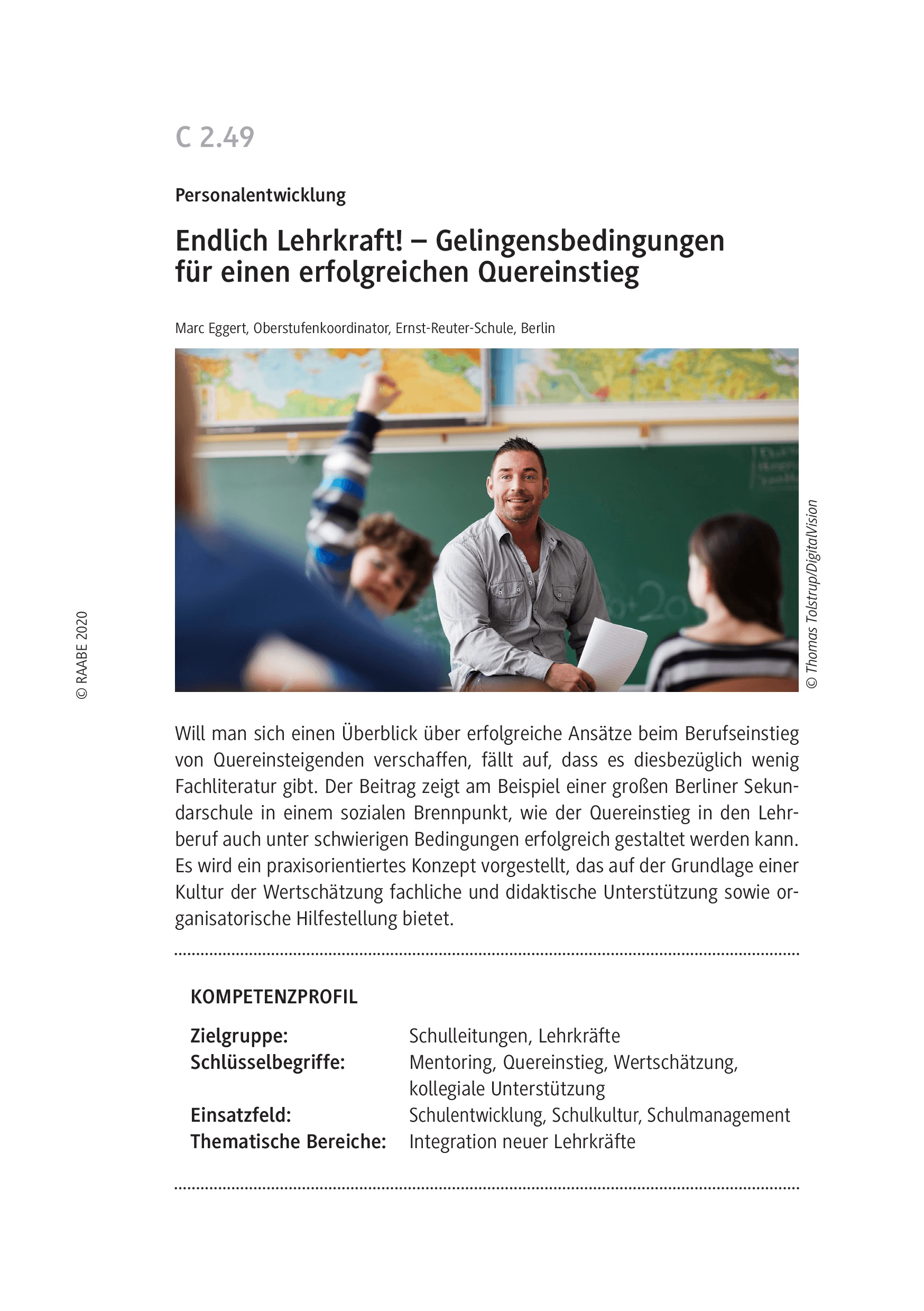 Endlich Lehrkraft!