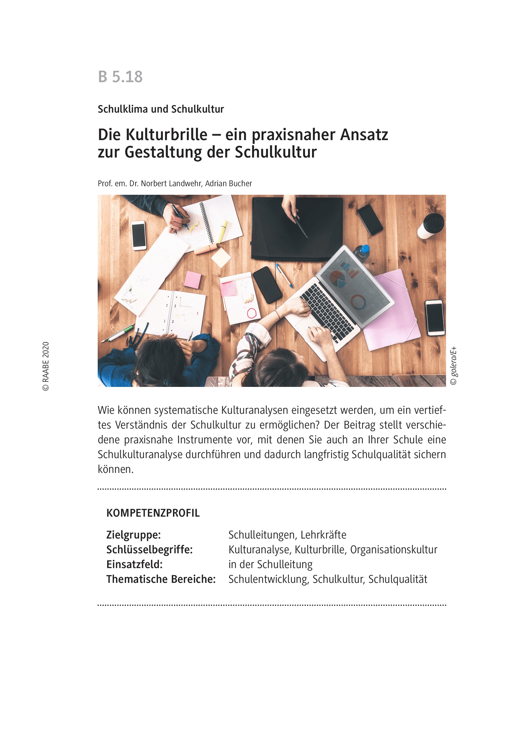 Die Kulturbrille