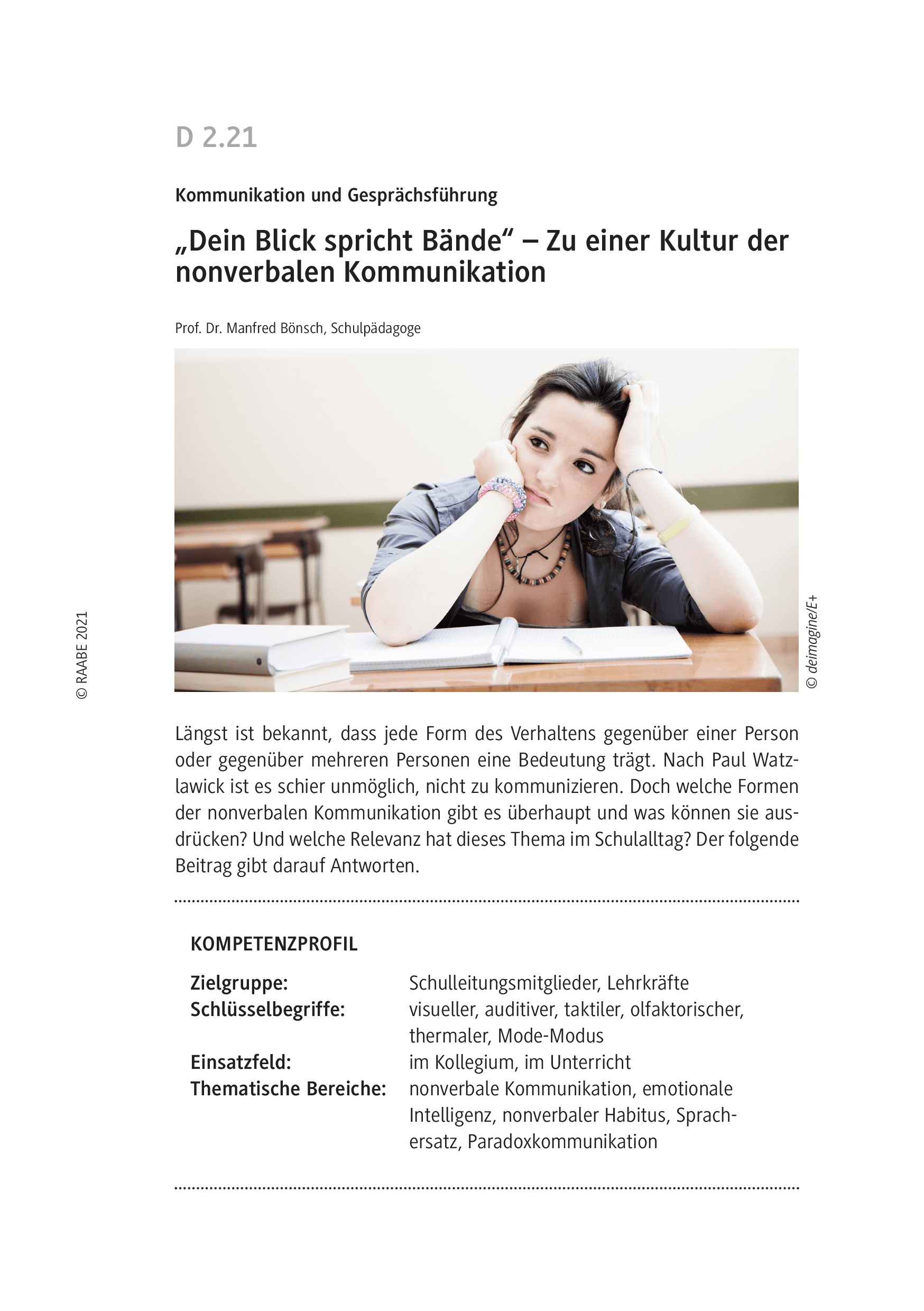 Kultur der nonverbalen Kommunikation