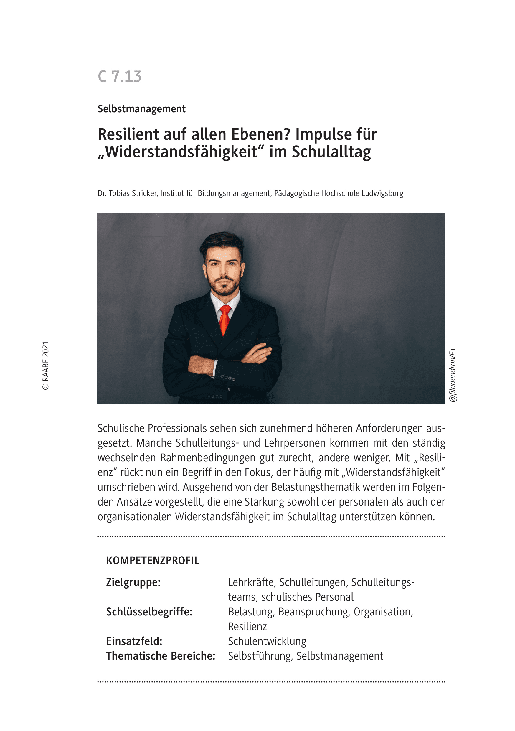 Resilient auf allen Ebenen?