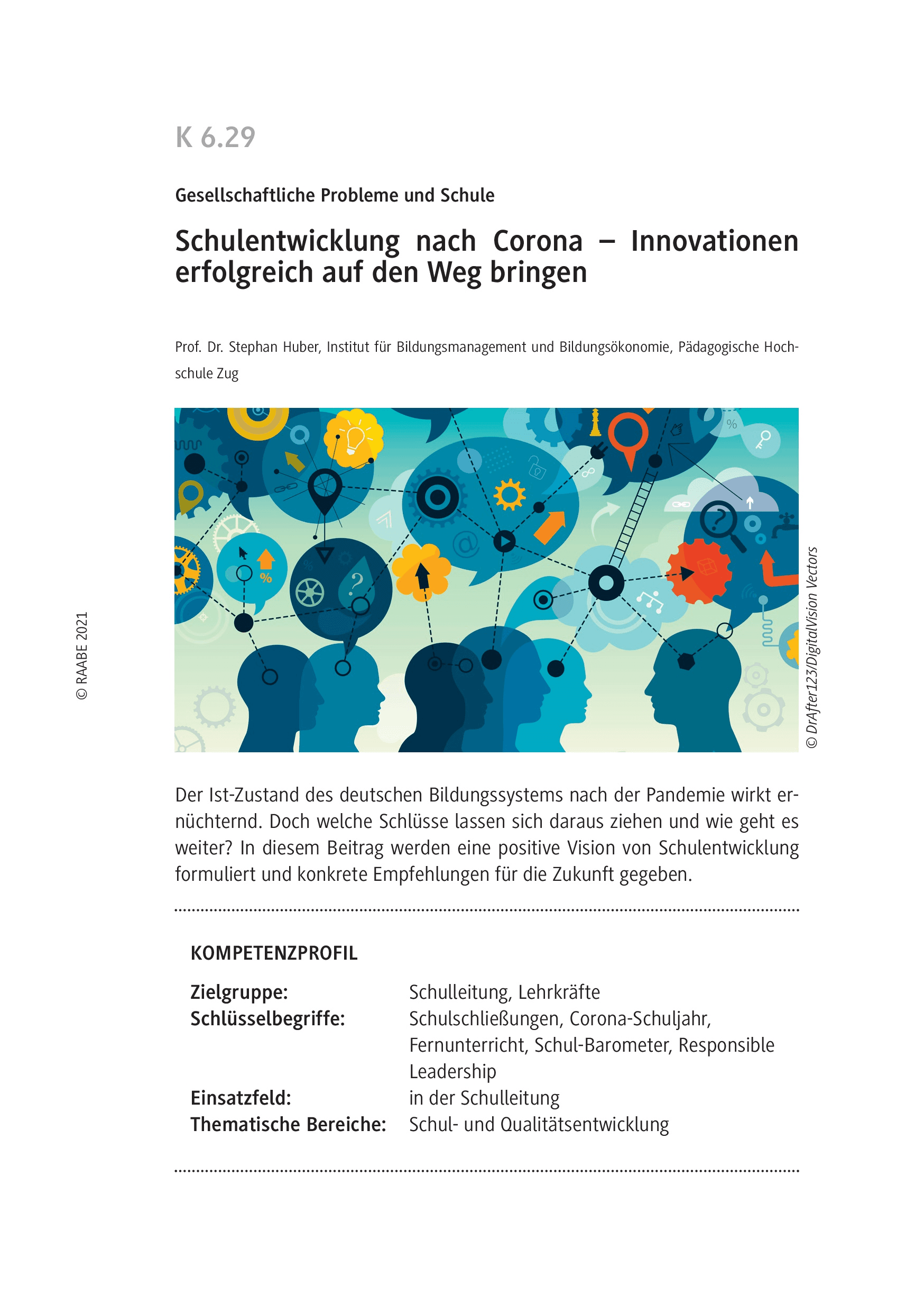 Schulentwicklung nach Corona