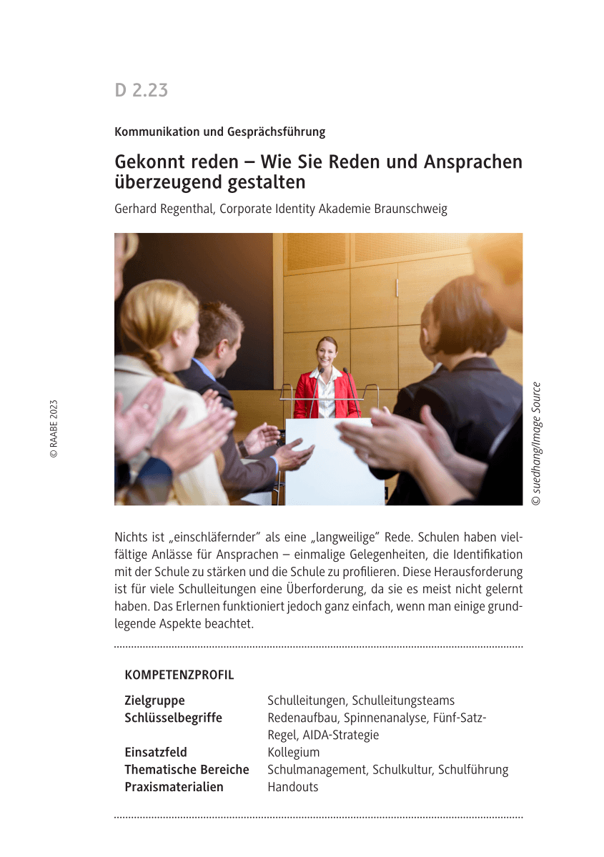 Gekonnt reden