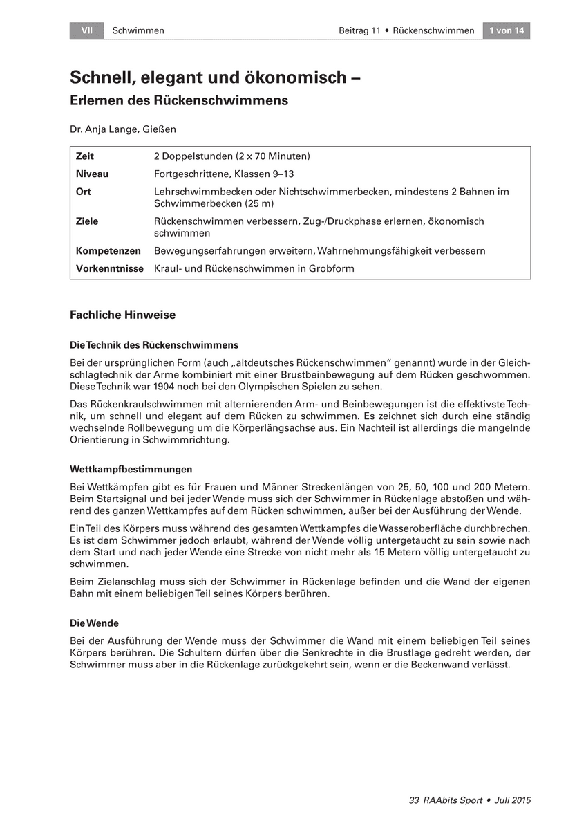 Schnell, elegant und ökonomisch