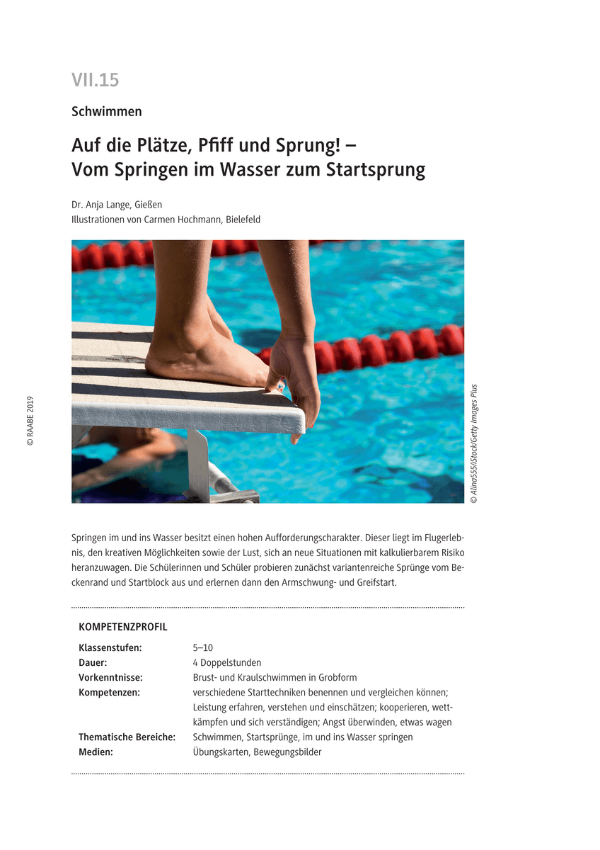 Auf die Plätze, Pfiff und Sprung!