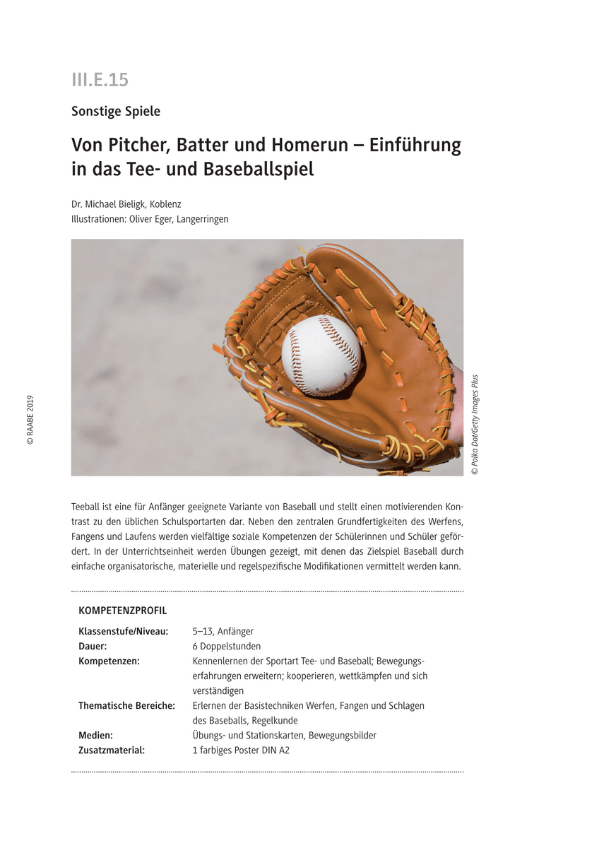 Von Pitcher, Batter und Homerun