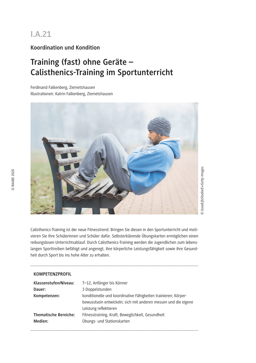 Training (fast) ohne Geräte