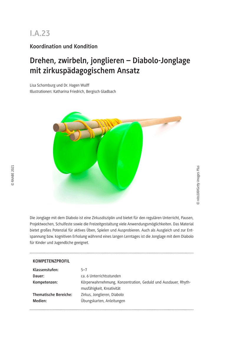 Drehen, zwirbeln, jonglieren