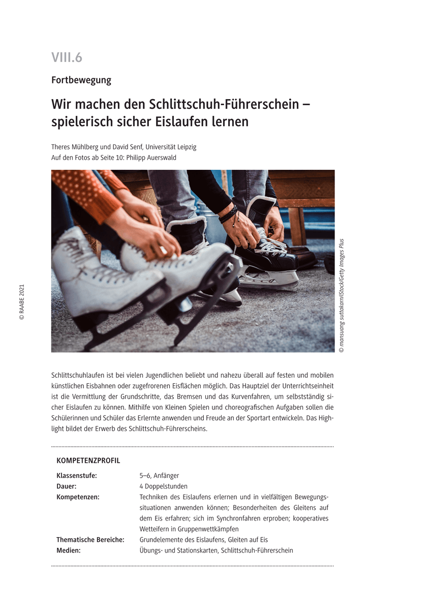 Wir machen den Schlittschuh-Führerschein