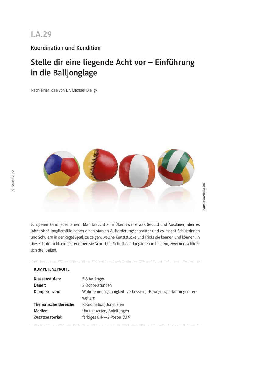 Einführung in die Balljonglage
