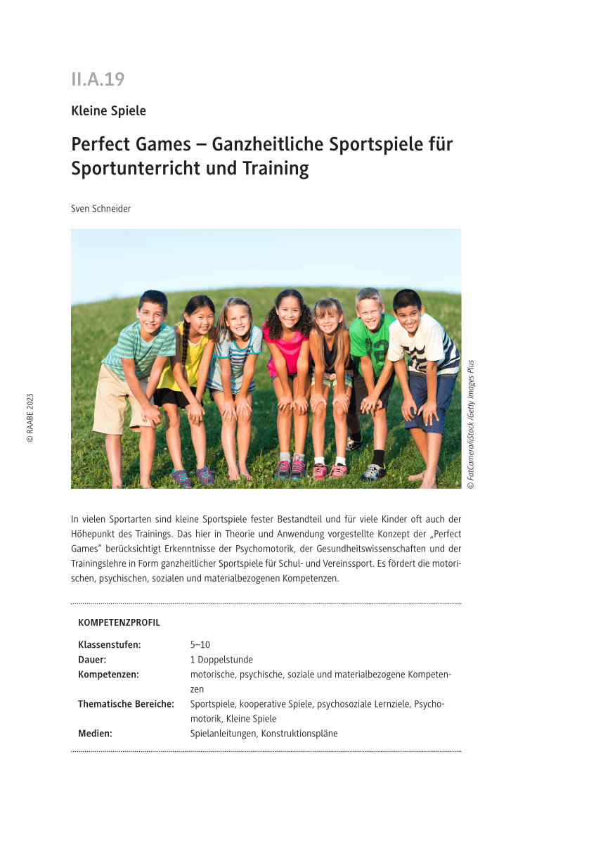 Perfect Games