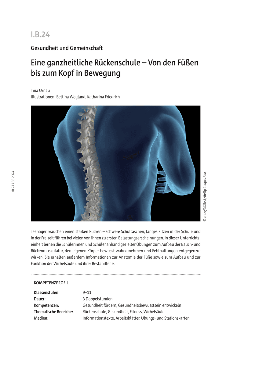 Eine ganzheitliche Rückenschule