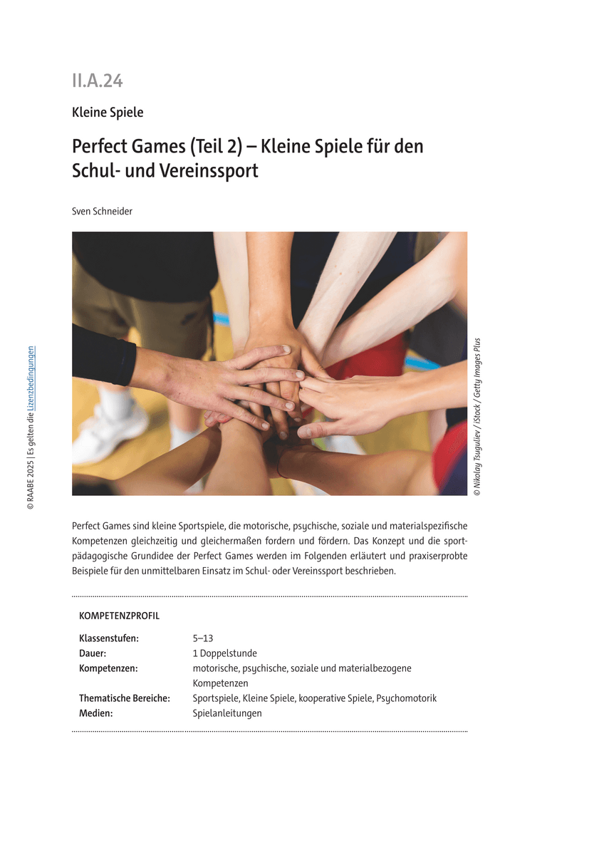 Perfect Games (Teil 2)