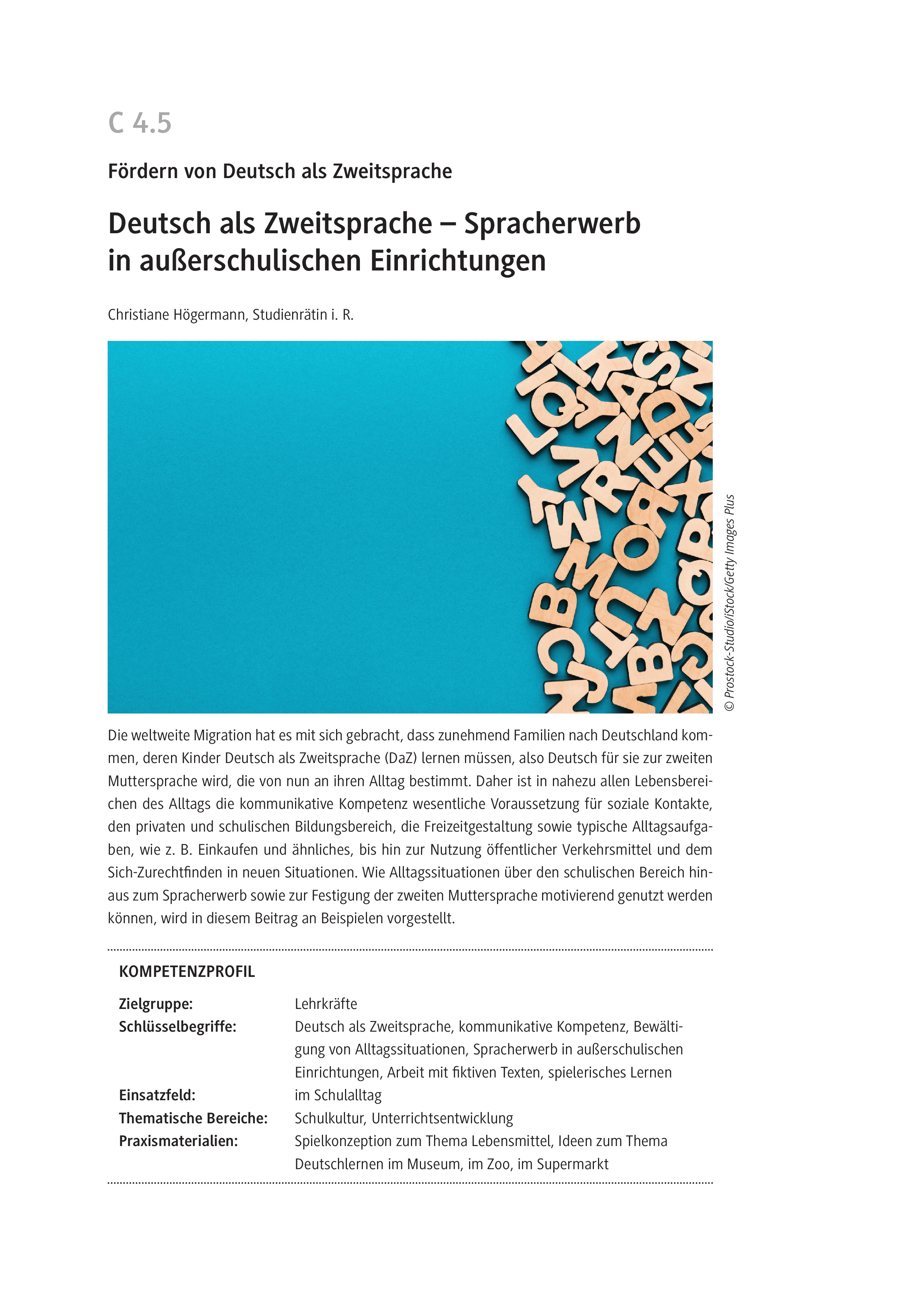 Deutsch als Zweitsprache