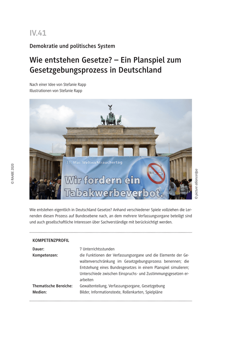 Wie entstehen Gesetze?