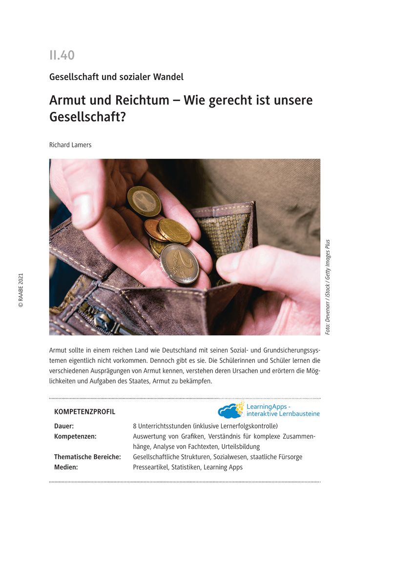 Armut und Reichtum