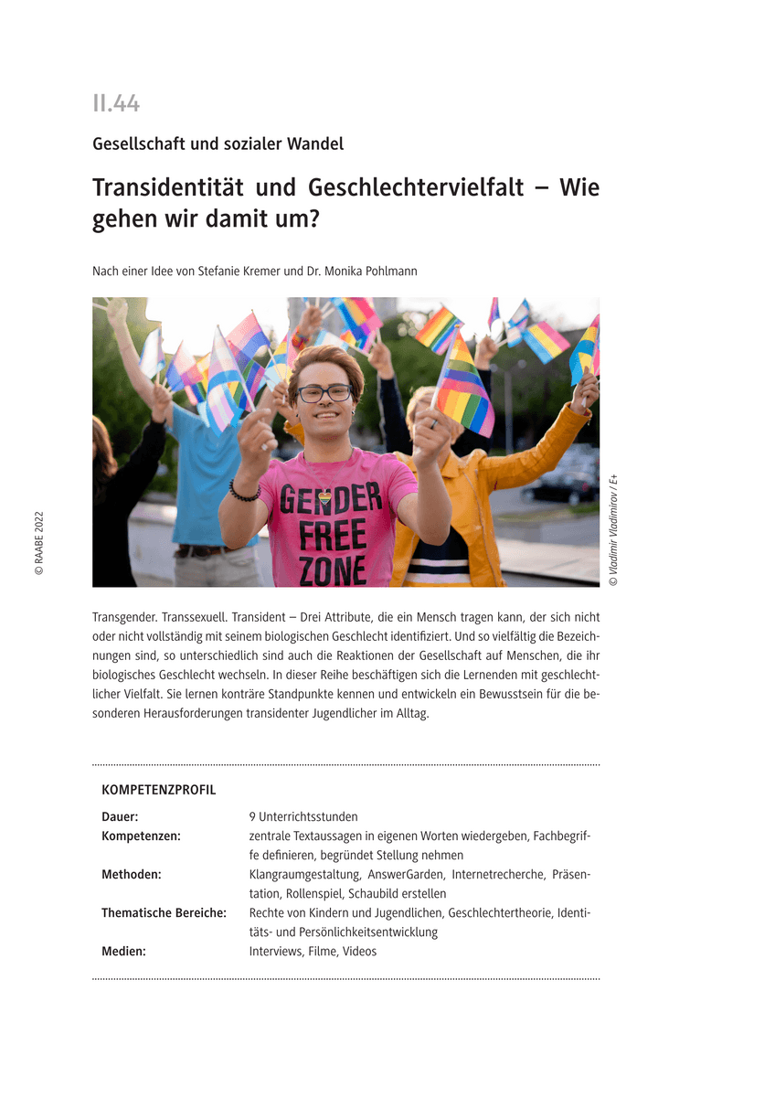 Transidentität und Geschlechtervielfalt
