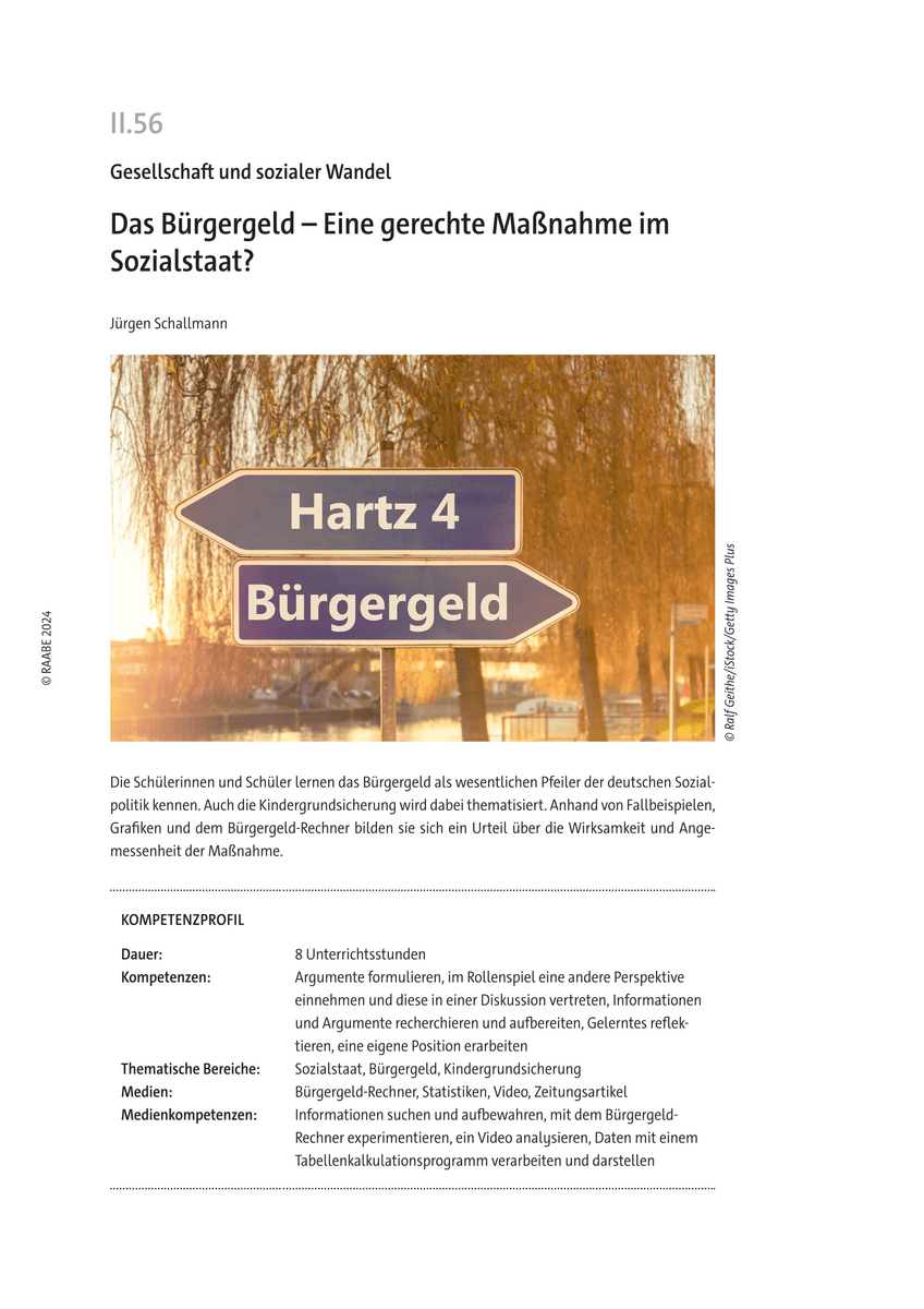 Das Bürgergeld