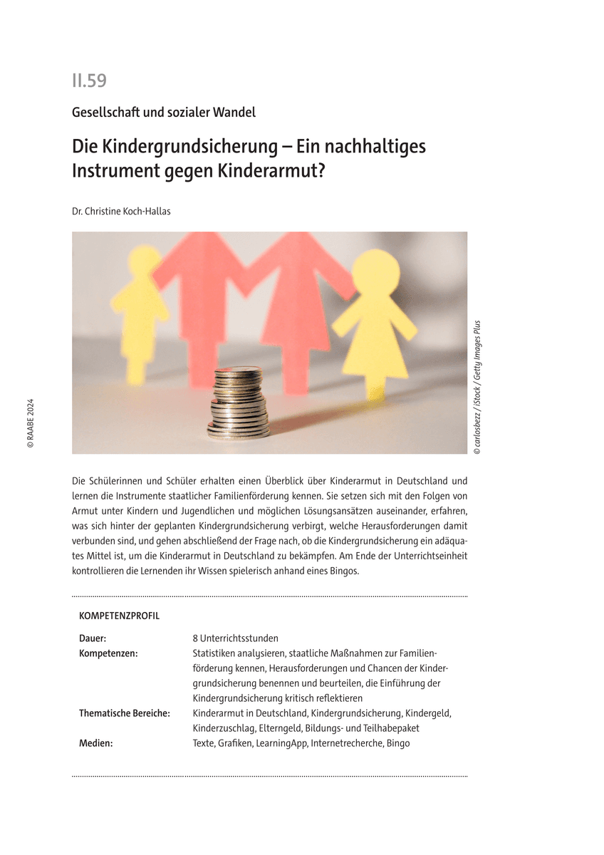 Die Kindergrundsicherung