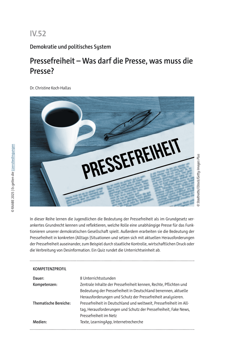 Pressefreiheit