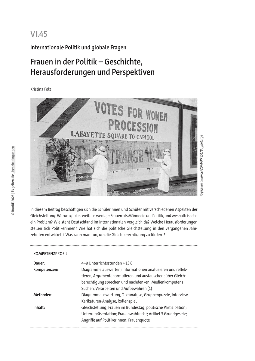 Frauen in der Politik