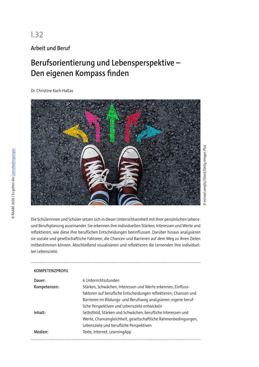 Berufsorientierung und Lebensperspektive