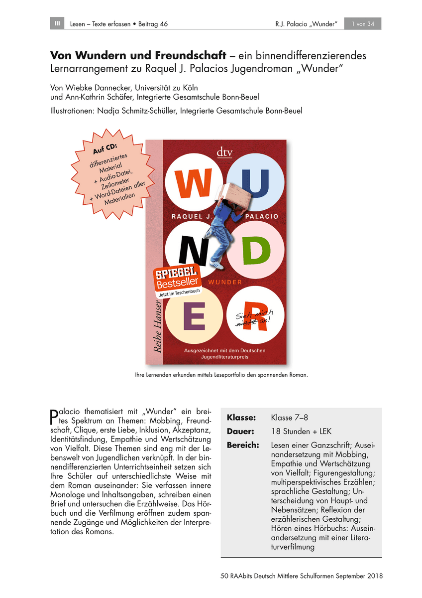 Von Wundern und Freundschaft