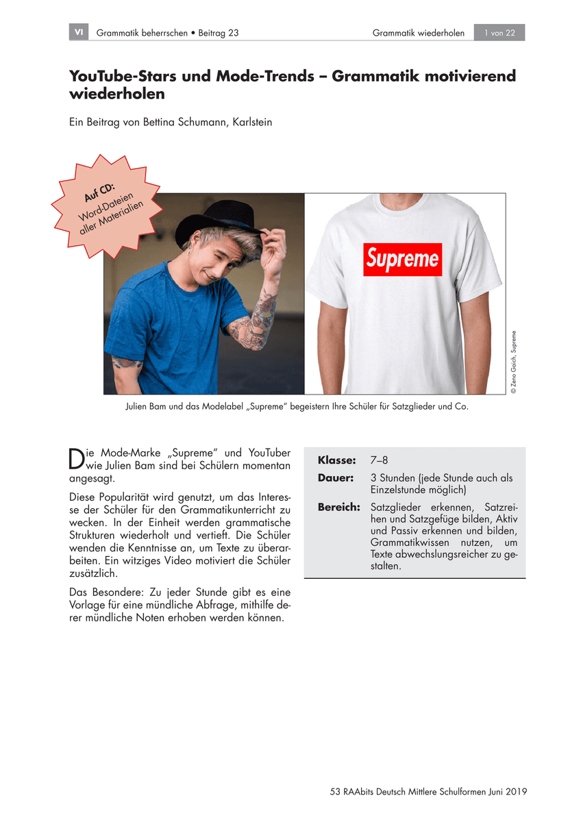 YouTube-Stars und Mode-Trends