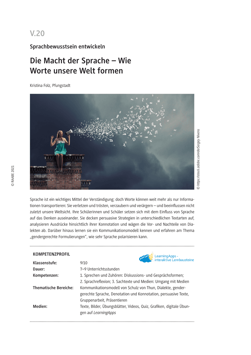 Die Macht der Sprache