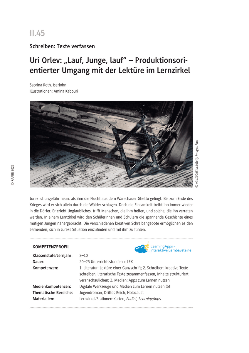 Uri Orlev: „Lauf, Junge, lauf“