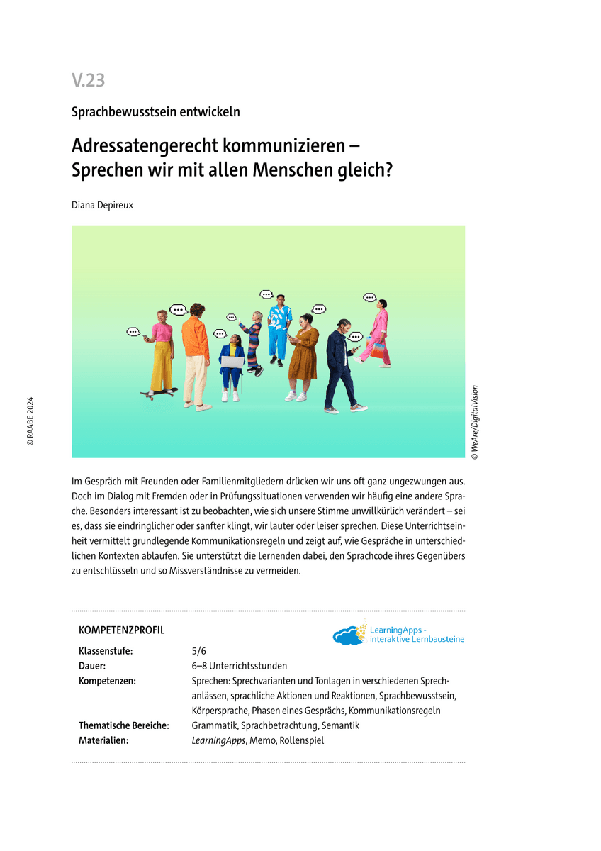 Adressatengerecht kommunizieren