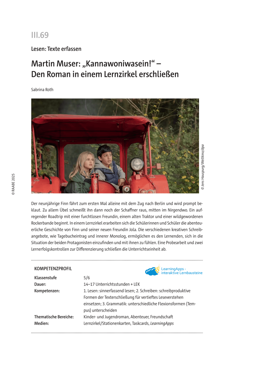 Martin Muser: „Kannawoniwasein!“