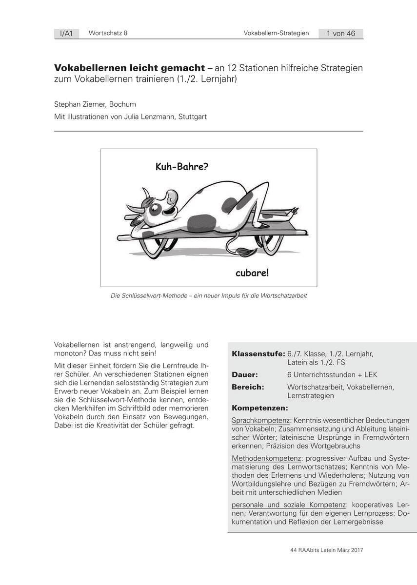 Vokabellernen leicht gemacht