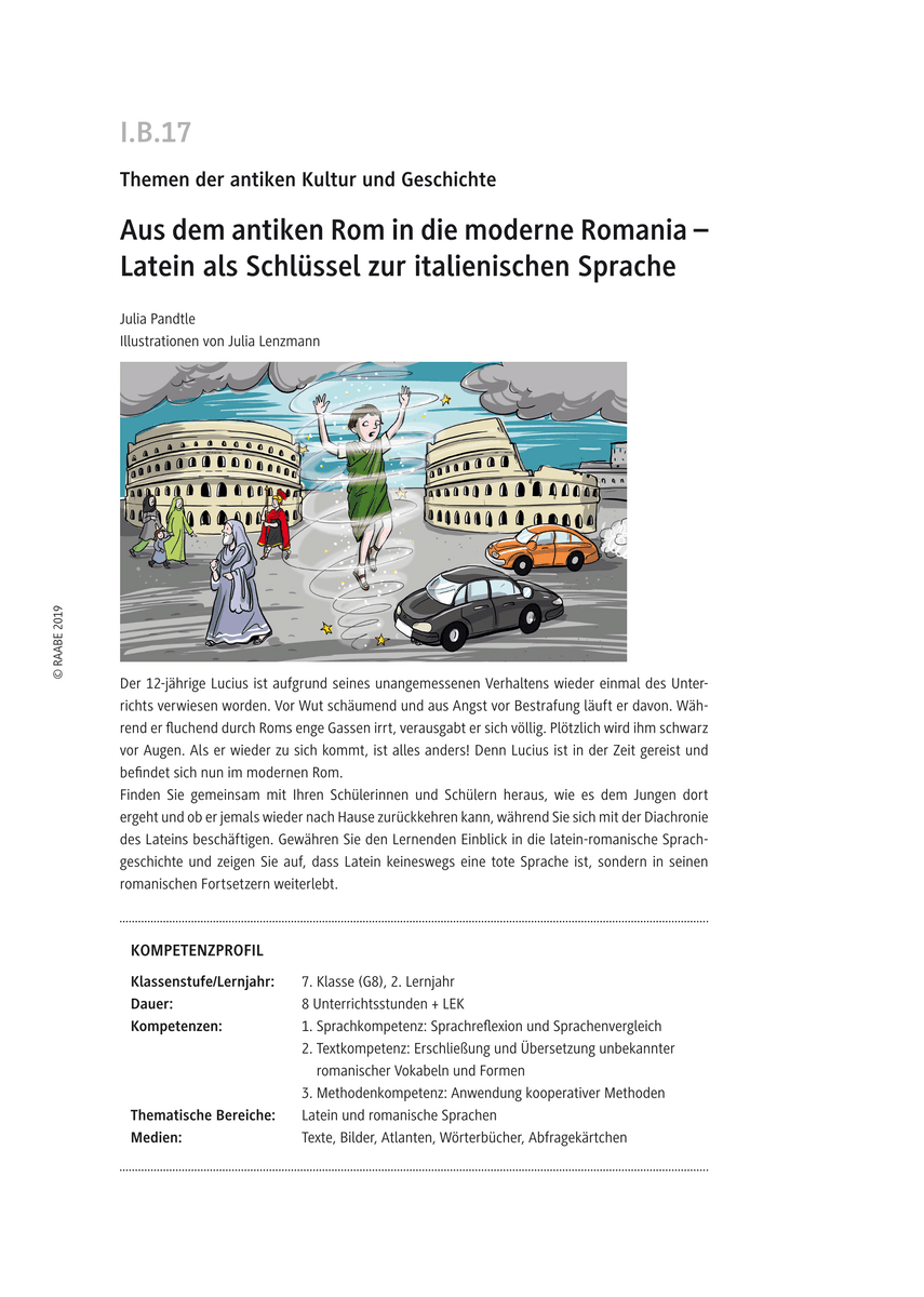 Aus dem antiken Rom in die moderne Romania