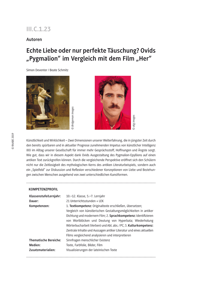 Echte Liebe oder nur perfekte Täuschung?
