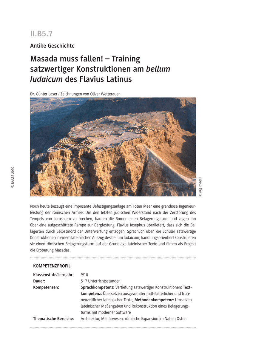 Masada muss fallen!