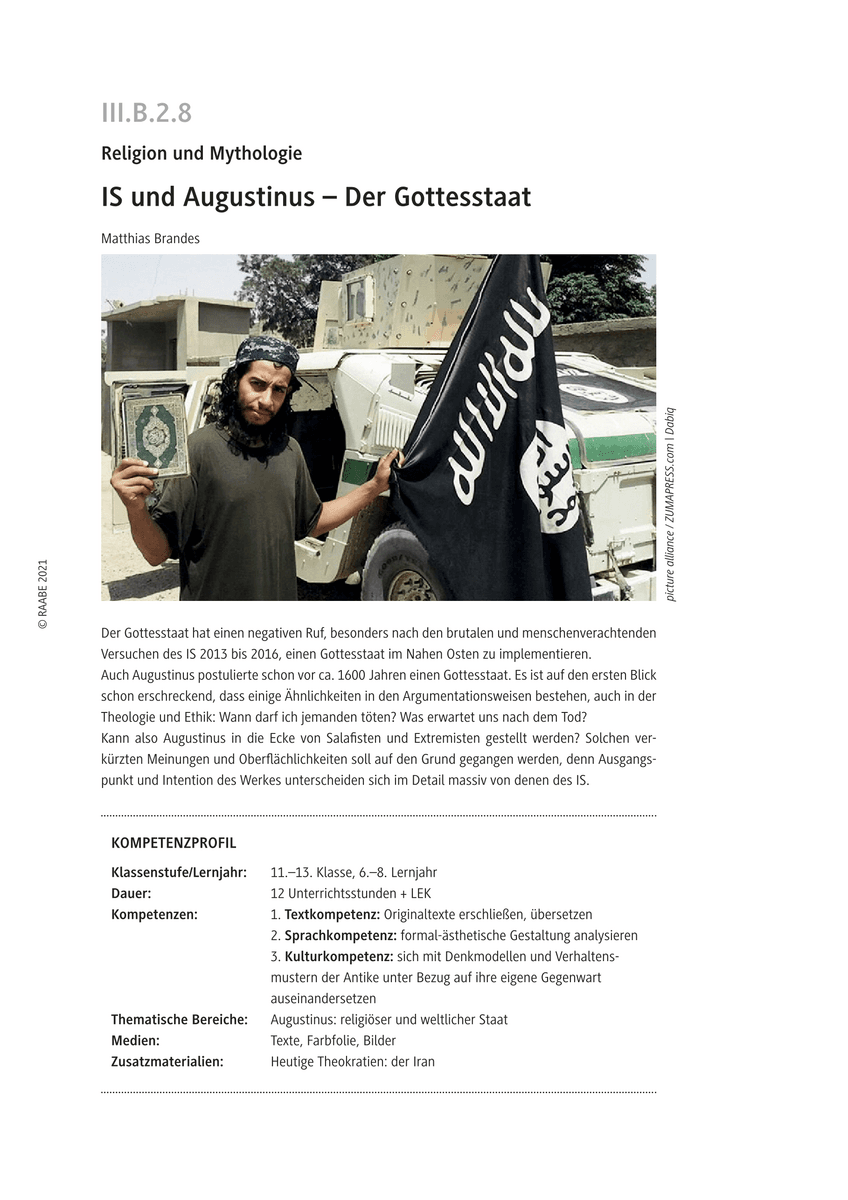 IS und Augustinus