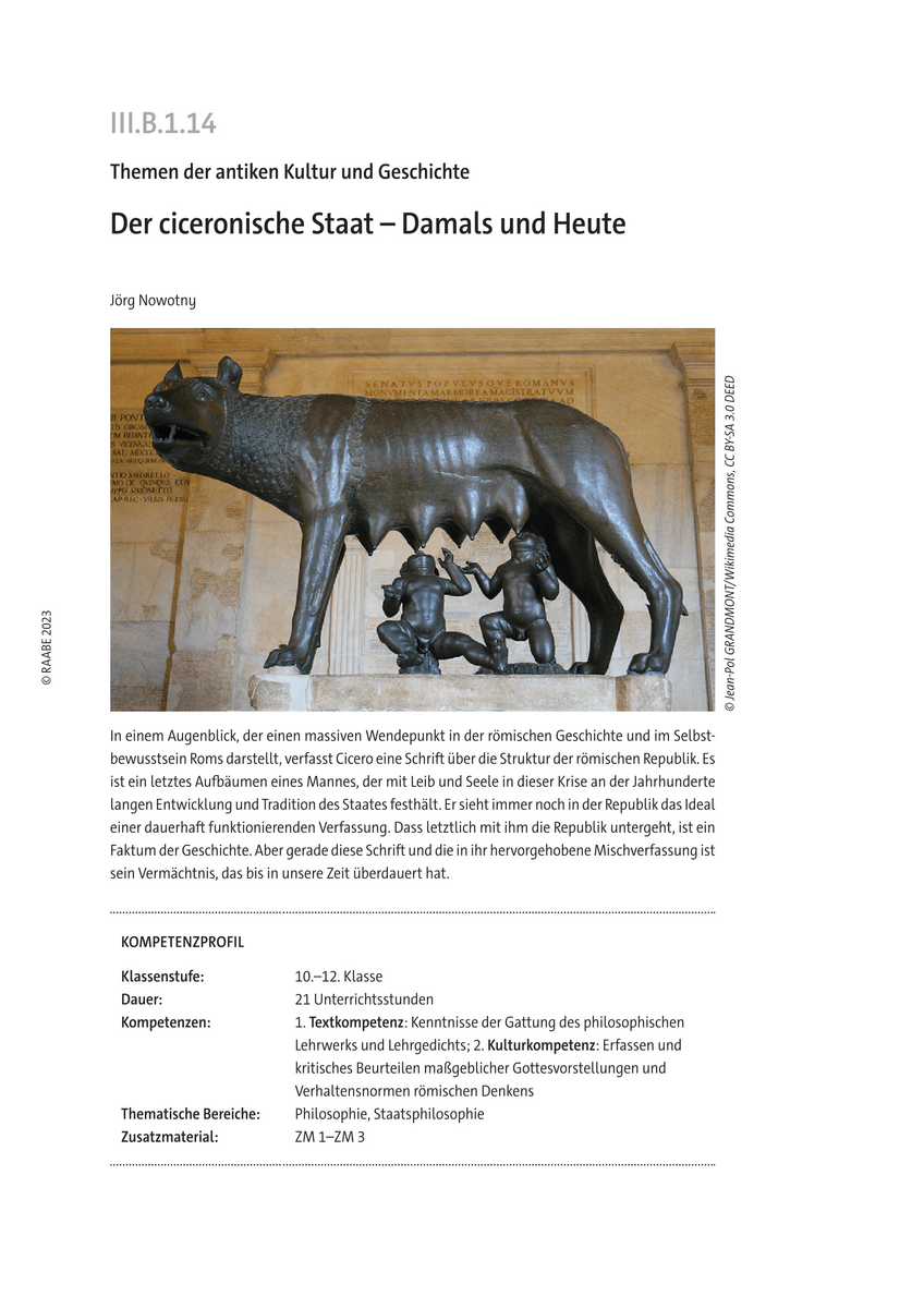 Der ciceronische Staat