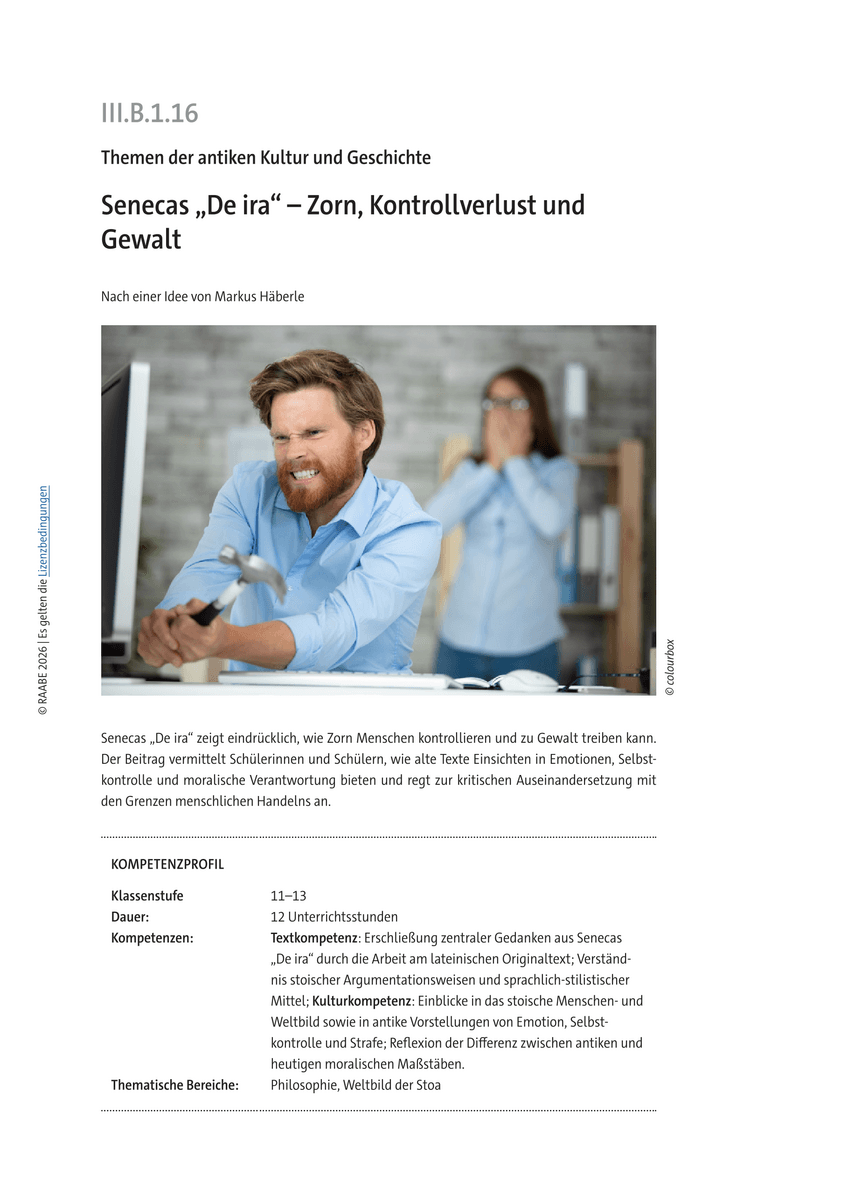 Senecas „De ira“