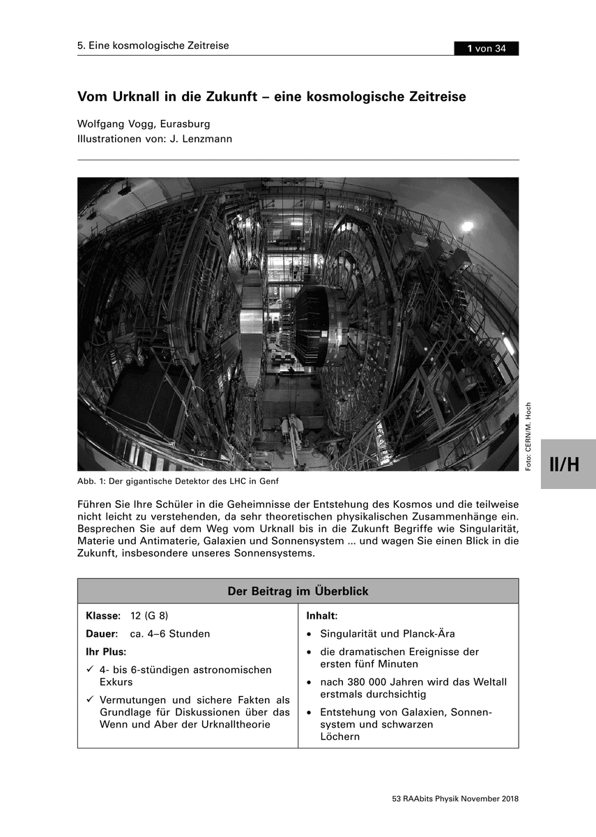 Vom Urknall in die Zukunft