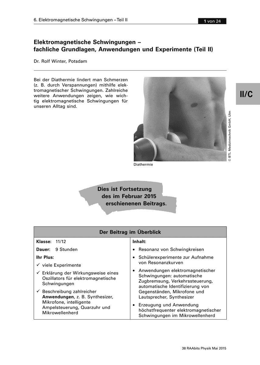 Elektromagnetische Schwingungen