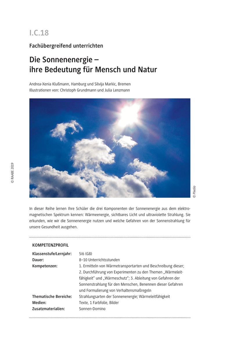 Die Sonnenenergie