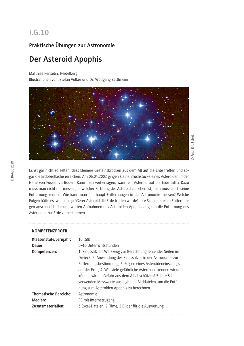 Der Asteroid Apophis