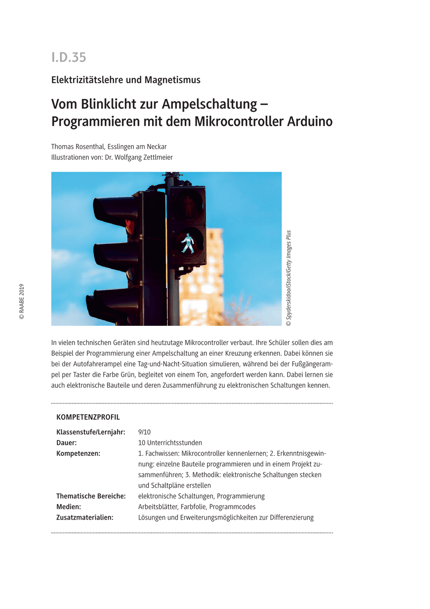 Vom Blinklicht zur Ampelschaltung