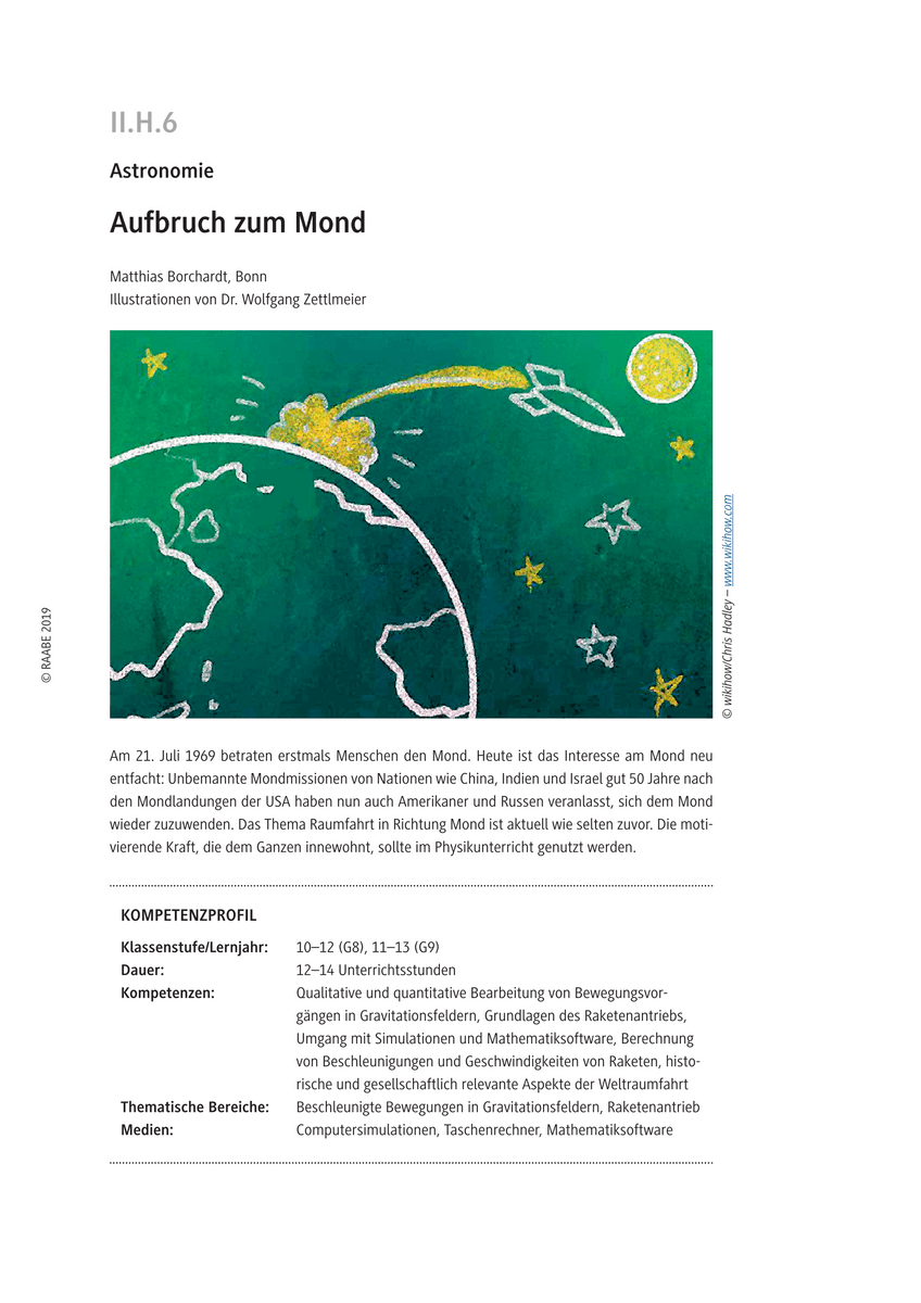 Aufbruch zum Mond