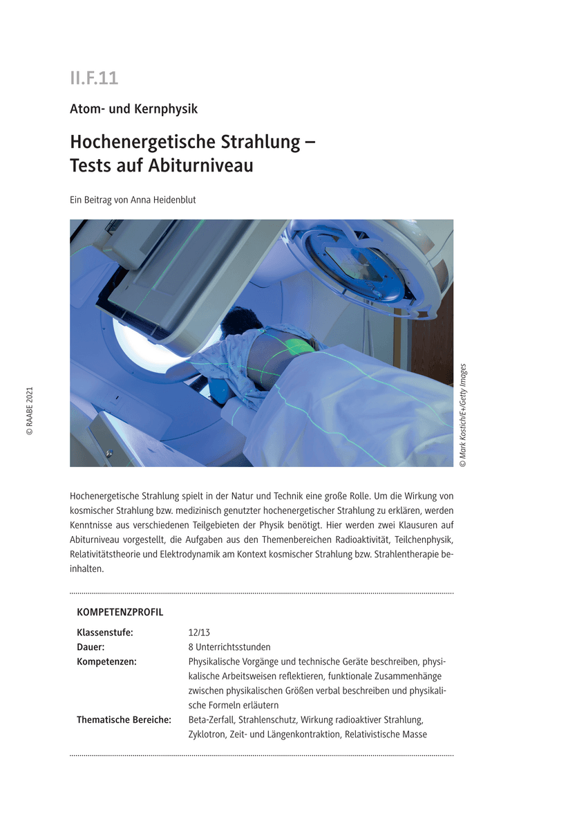 Hochenergetische Strahlung