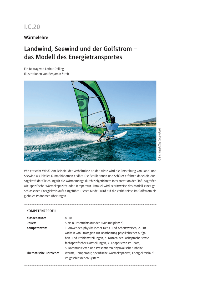 Landwind, Seewind und der Golfstrom