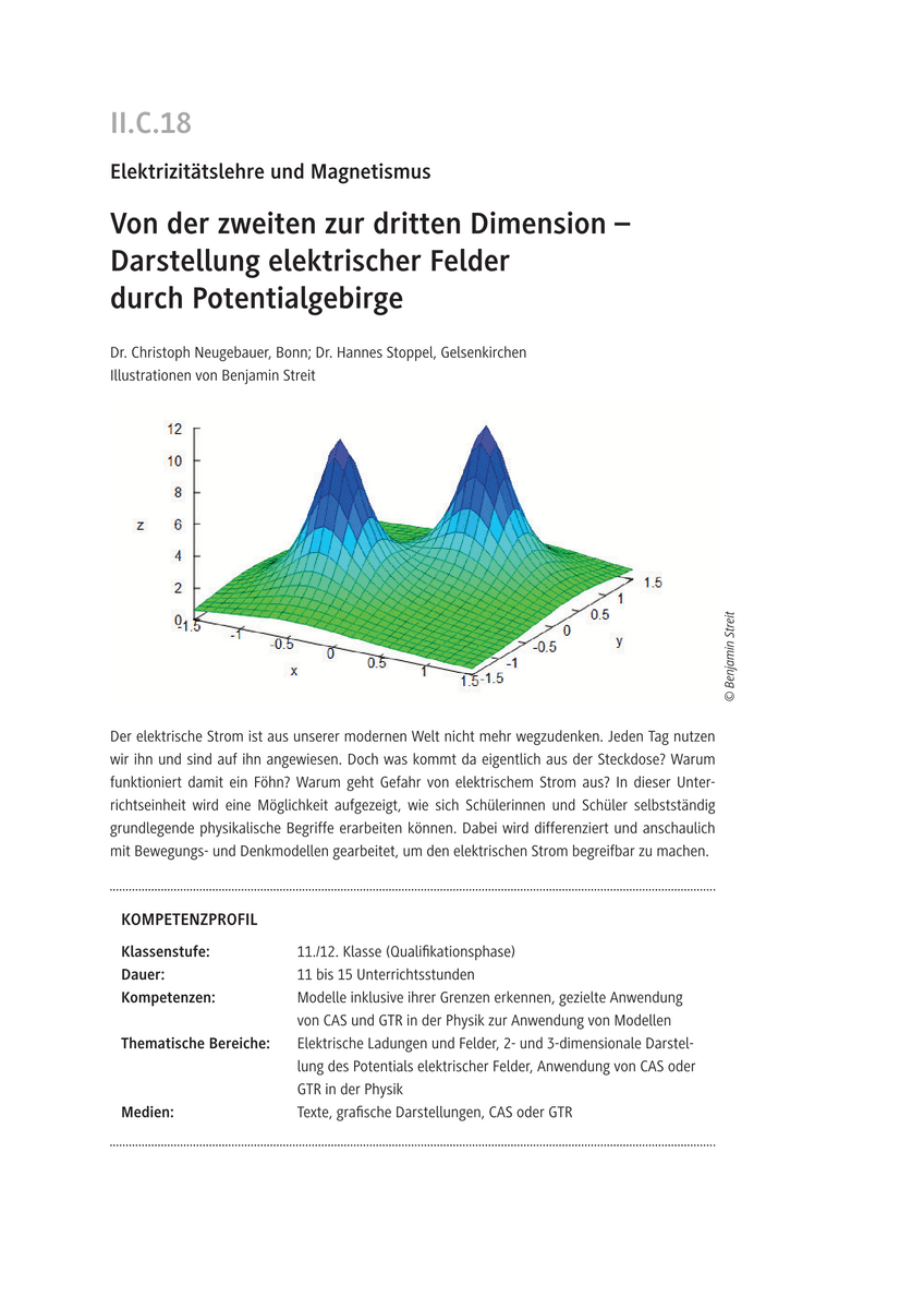 Von der zweiten zur dritten Dimension