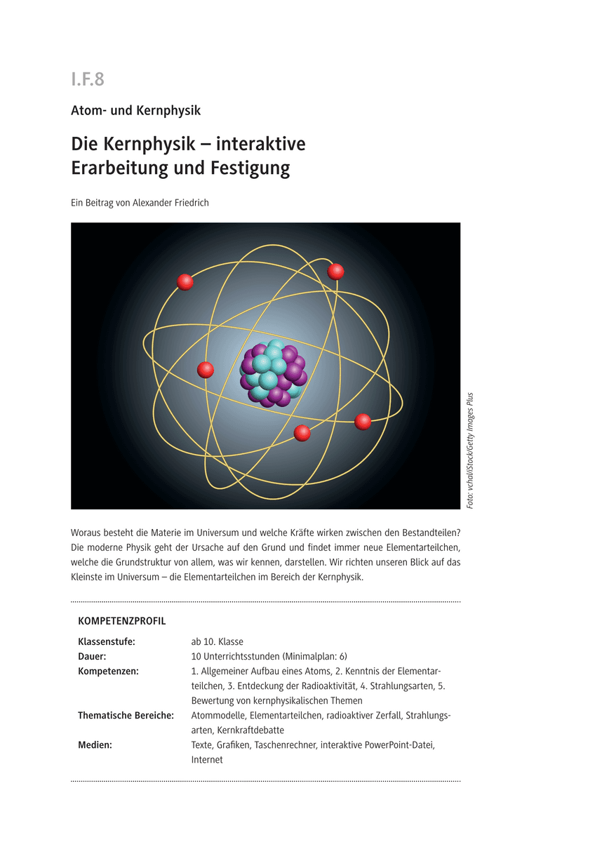Die Kernphysik