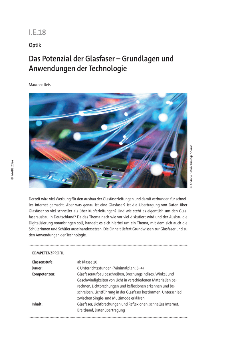 Das Potenzial der Glasfaser