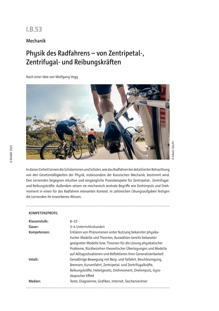 Physik des Radfahrens